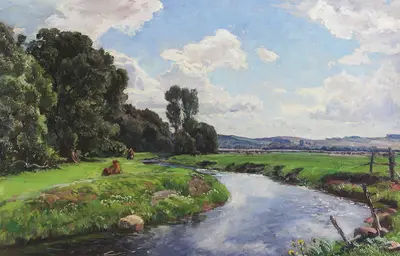 Коровы на лугу