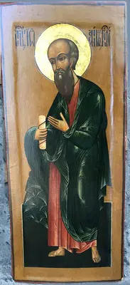Старинная икона «Святой Иоанн Богослов»