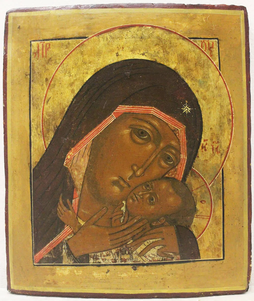 Старинная икона «Богоматерь Касперовская»
