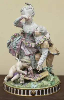 Статуэтка «Сломанный мост» (период Марколини, 1774-1790 гг.)