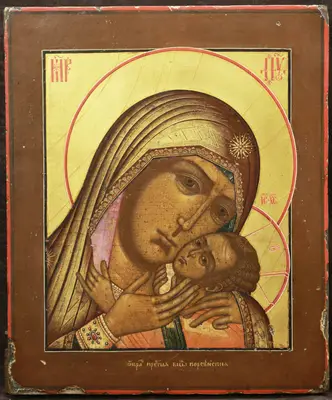 Старинная икона «Богоматерь Касперовская (Корсунская)»
